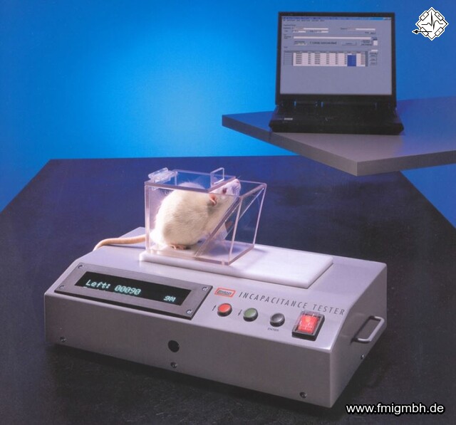 Incapacitance Tester for small animals, LIN-RAT-INCT