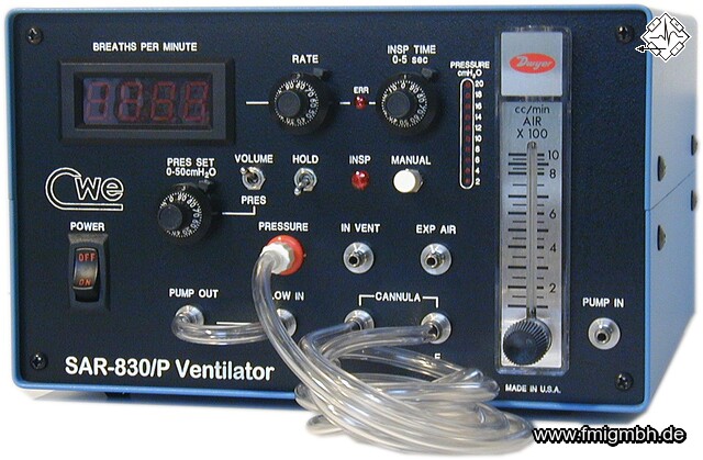Beatmungsgerät SAR-830/P